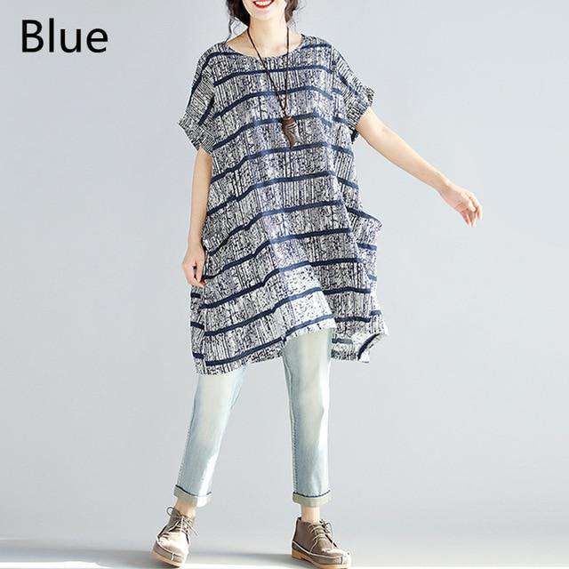 Celmia Fashion Women Striped Dress Oversized Short Sleeve Pockets Shirt Dress 2018 Summer Top Casual Loose Vestido Plus Size 5XL Sold Stock App Demo